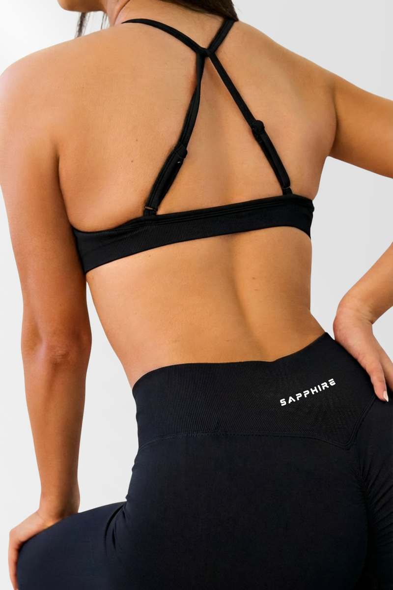 Sapphire Essence Sports Bra Black image 2